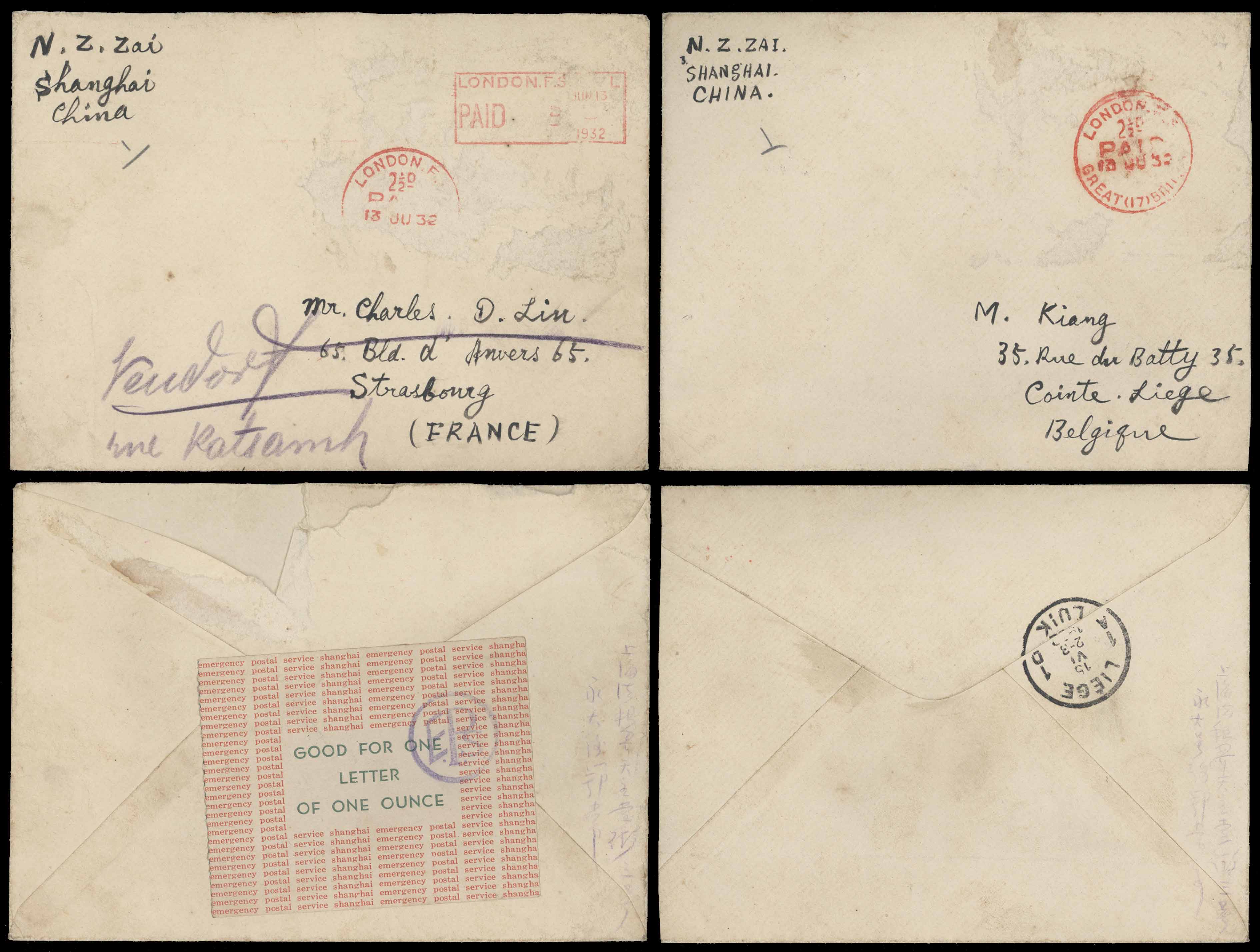 Shanghai Emergency Postal Service 1932 - the Scouting ...